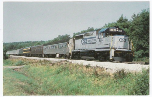 Postcard csx transportation - csx,