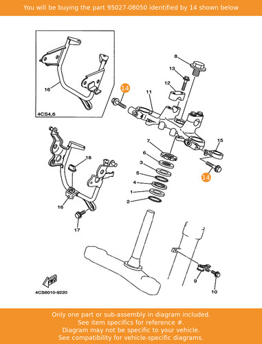 Yamaha bolt flange - bolt,,