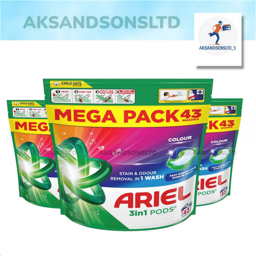 Ariel washing pods colour - ariel,