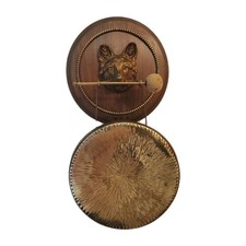 Dinner Gong Wall Hanging Brass Fox WT&S England Made. Excellent Ring See Video
