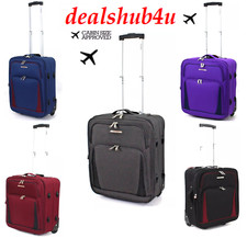 55x40x20cm EasyJet Ryanair Wheel Luggage Suitcase Cabin Bag Trolley Travel Case