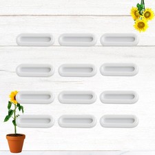  3 Sets/12 Pcs Paste Type Wardrobe Door Handle for Glass Window Handle Wooden