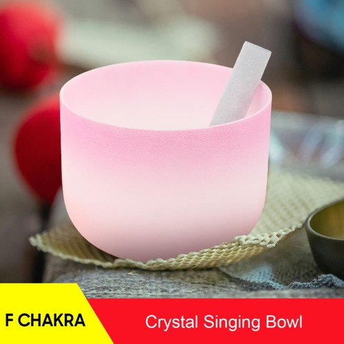 Quartz crystal singing bowl - 8",