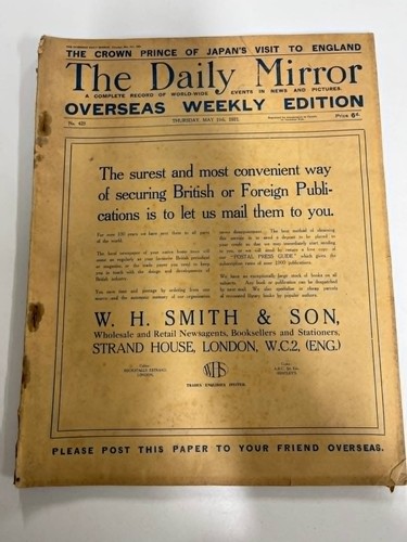 1921 daily mirror newspaper - 1921,