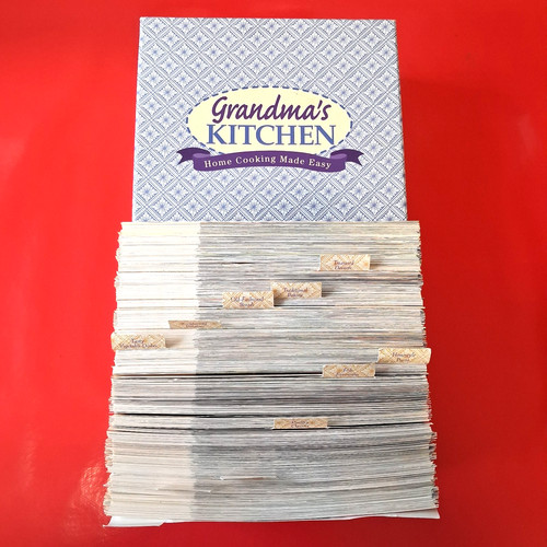 Grandma kitchen recipe - grandma's, card