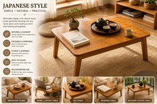 Japanese folding coffee table - folding,