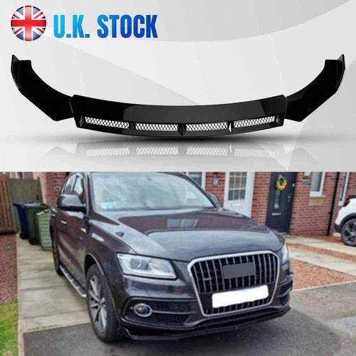 Glossy black front bumper - front,