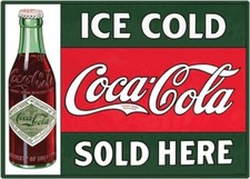 Coca Cola Ice Cold Sold Here