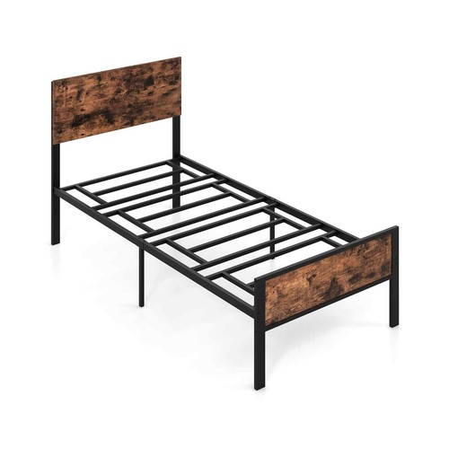 Single size metal bed frame - size,