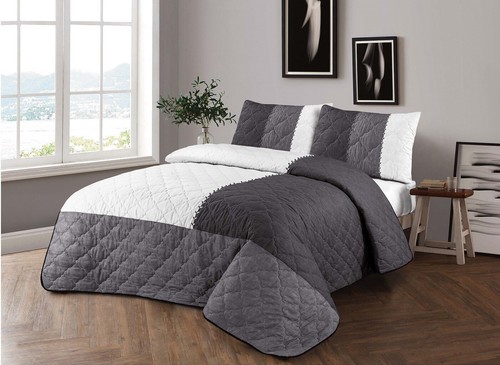 Quilted bedspread set - bed, 3
