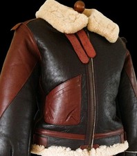 B-3 leather sheepskin