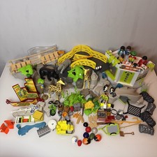 Playmobil Zoo Veterinary Centre With Animals Rhino Giraffe Bear MORE incomplete