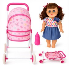 Baby Doll Pram with 11 inch