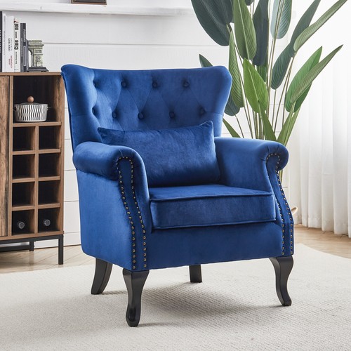 Upholstered wing back fireside - upholstered,