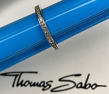Thomas Sabo ring: cubic zirconia & silver band 💍 hallmarked, size 52