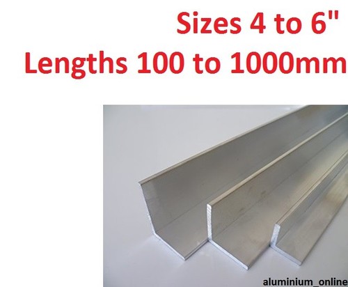 Aluminium angle unequal 5 - angle, 4"