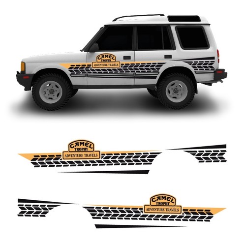 Decals side stripe camel - decals,
