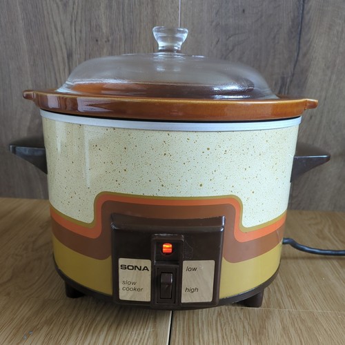Vintage sona slow cooker - cooker, retro