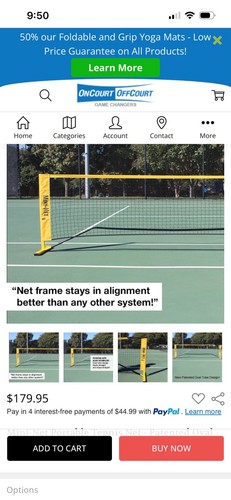 Oncourt offcourt mini net - offcourt, mini-net