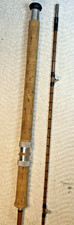 Split Cane Spinning Rod J J S WALKER BAMPTON 2 Piece & End Stopper 7’ Vintage