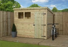 7X5 WOODEN GARDEN SHED SHIPLAP