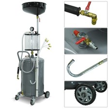 70L PORTABLE AIR PNEUMATIC GARAGE WASTE OIL GARAGE EXTRACTOR DRAIN DRAINER TANK