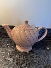 Sadler Pink with Gold Swirls