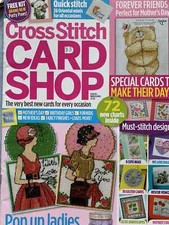 CROSS STITCH CARD SHOP MAGAZINE Various Multiple Choice Drop Down Menu