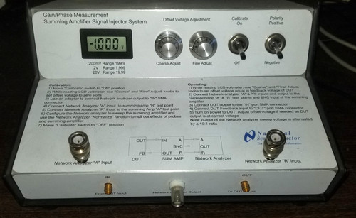 Vector network analyzer - vector,