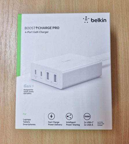 Belkin port gan charger - 4, 108w