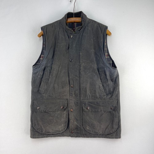 Barbour wax gilet mens medium - barbour,