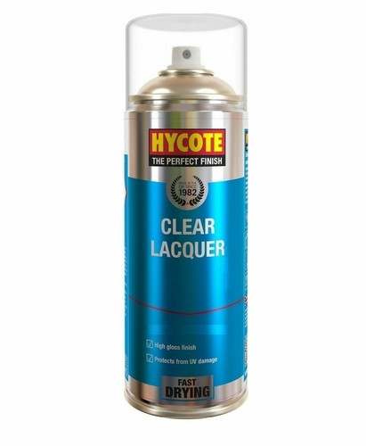 Hycote clear lacquer spray - clear,