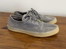 Sperry Top-Sider Canvas Low Flat Casual Shoes Men's US 12 Gray