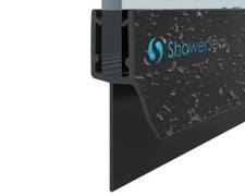 BLACK SHOWER SEAL FOR STRAIGHT GLASS 4-6MM BATH SCREEN SEAL MODEL H1