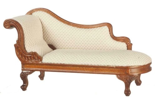 Dolls house rococo chaise - dolls,