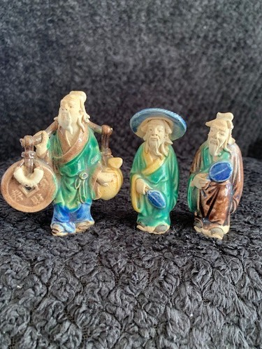 Chinese mudman ornament - ornament, set