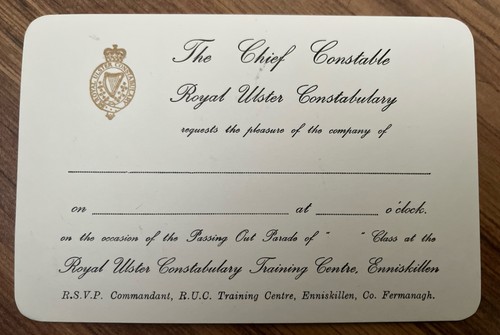 Royal ulster constabulary ruc - ulster,
