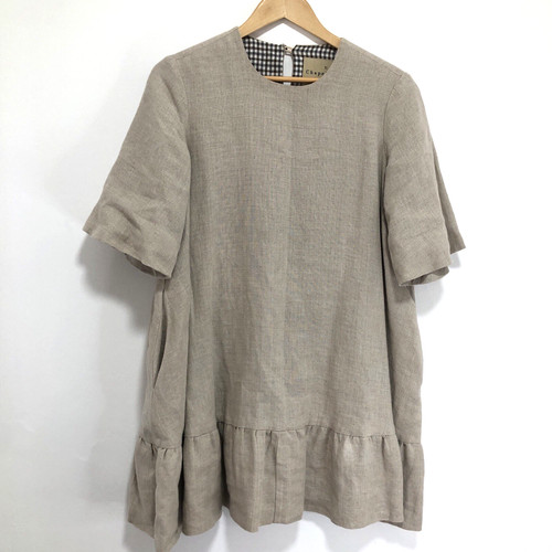 100 irish linen dress size - linen, 14