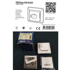 Devireg 530 ELKO Electronic Thermostat 140f1030 Devireg 530 Manual Thermostat