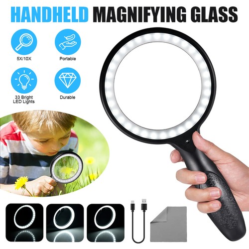 Magnifying glass 10x - glass, 5/10x
