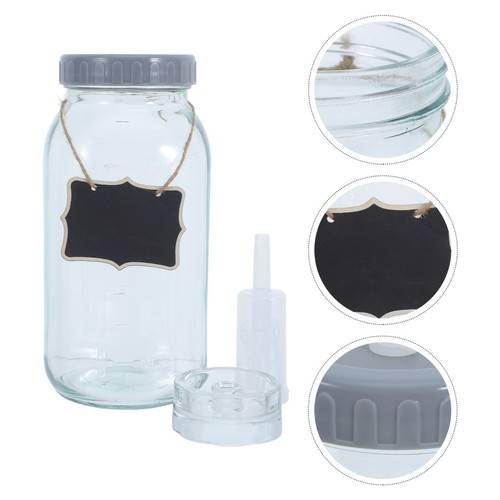 Glass fermentation jar - glass,