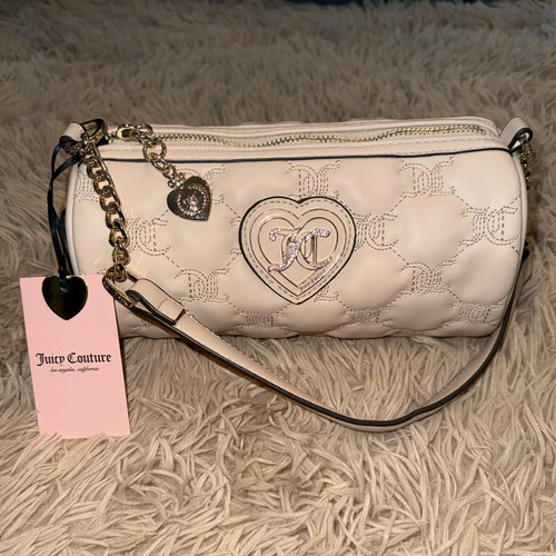 Juicy couture ivory quilted - couture,