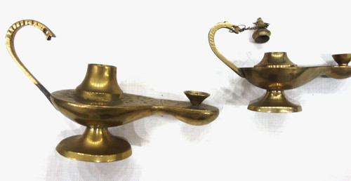 Vintage aladdin brass - vintage, genie