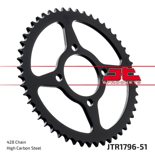 Rear sprocket tooth pitch - rear,