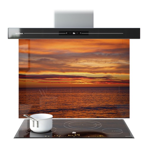 Kitchen glass splashback - kitchen,