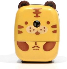 2 X Pencil Sharpener Cute SENRISE Metal Desktop with Handle TIGER 