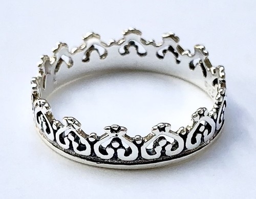 925 sterling silver crown and - 925,