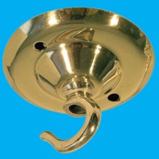 Polished Brass Ceiling Rose