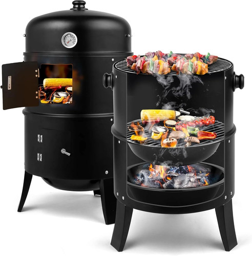 Vertical inch charcoal bbq - vertical,