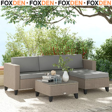 5 Piece Rattan Garden